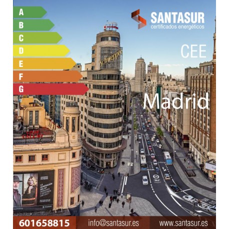 Certificado Energetico Comunidad de Madrid